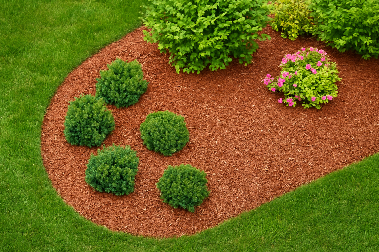 Natural Spruce Blend mulch